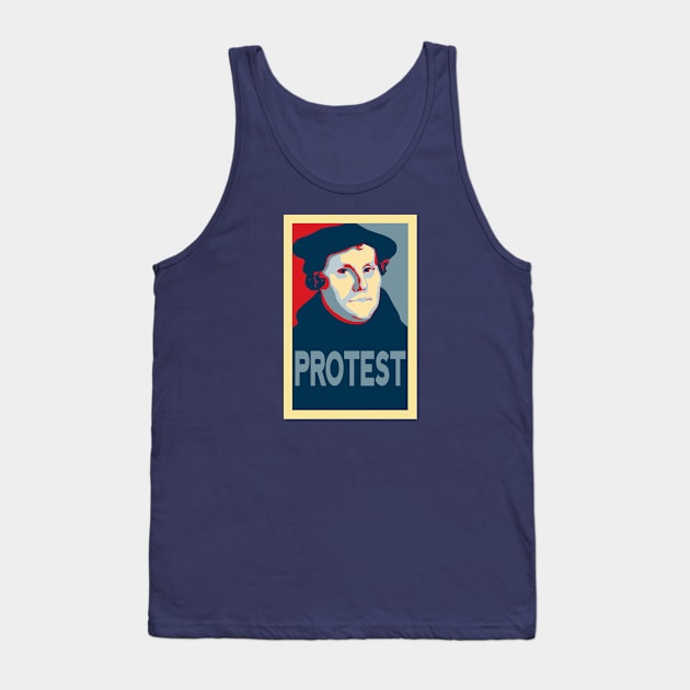 Martin Luther PROTEST Tank Top by SeeScotty